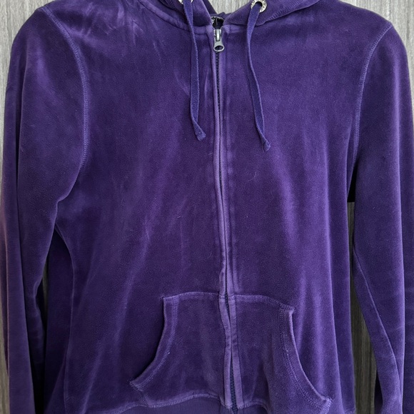 Purple Fleece Zip-Up Hoodie - Picture 3 of 3